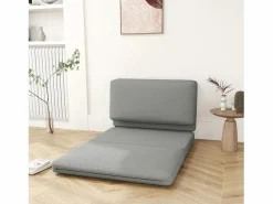 Sofá cama plegable 3 en 1 con tejido de terciopelo, hasta 240 kg, (120x275x10 cm) < Outlet