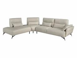 Sofá chaise longue izquierda piel arena 6214 < Angel Cerda Hot
