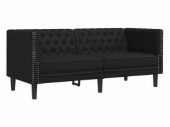Clicnbuy Sofás Chesterfield|Sofá - 2 Plazas | Sofá Chesterfield de 2 plazas cuero artificial
