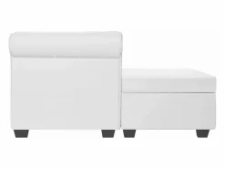 Clicnbuy Sofás Chesterfield|Sofás De Piel Sintética | Sofá Chesterfield en forma de L cuero sintético
