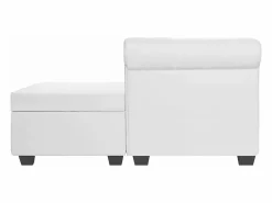 Sofá Chesterfield en forma L cuero artificial < Clicnbuy Clearance