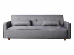 Concept-Usine Sofá De Tela|Sofá Cama * Sofá convertible 3 plazas de tela COPENHAGUE Gris
