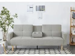 Concept-Usine Sofá - 3 Plazas|Sofá De Tela * Sofá convertible 3 plazas de tela OSLO Gris