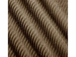 Sofá de esquina 3 plazas modular - en Pana - con 3 cojines y otomana - 298x178x70cm - Marrón < DripeX Discount