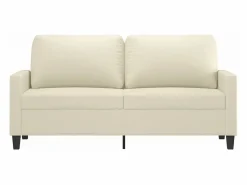 Sofá de 2 plazas de cuero sintético color 140 cm < Clicnbuy Online