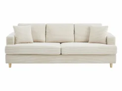 Sofá de 3 plazas de pana color YOCABA < Vente-unique Discount