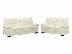 LINEA SOFA Conjunto Sofás | Sofá de 3+2 plazas de piel de búfalo MIMAS II