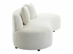 Sofá de 3 plazas de tela bouclé BASILIANA < Vente-unique Best