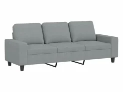 Clicnbuy Sofá - 3 Plazas|Sofá De Tela | Sofá de 3 plazas de tela claro 180 cm