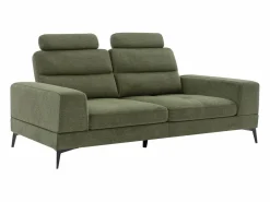 Sofá de 3 plazas de tela texturizada con respaldo reclinable UDALIO < Vente-unique New