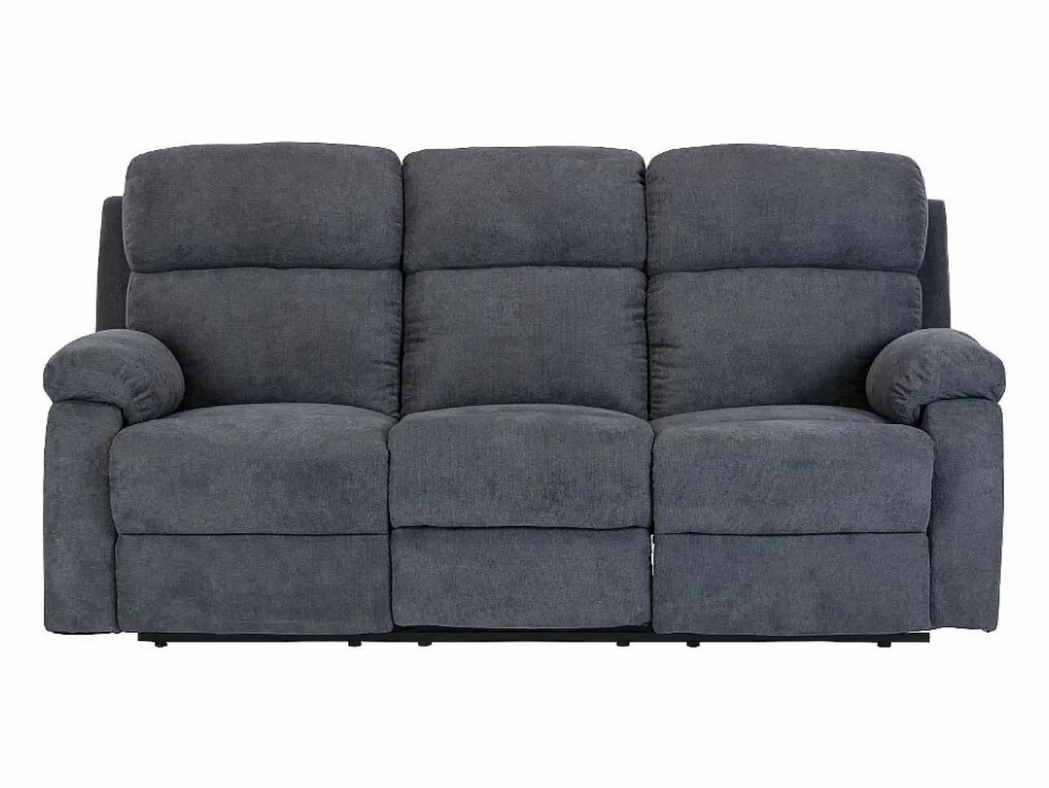 Sofá de 3 plazas, 2 plazas + sillón tela gris TOLZANO < Vente-unique Clearance