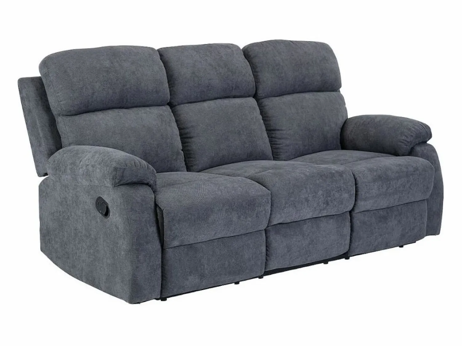 Sofá de 3 plazas, 2 plazas + sillón tela gris TOLZANO < Vente-unique Clearance