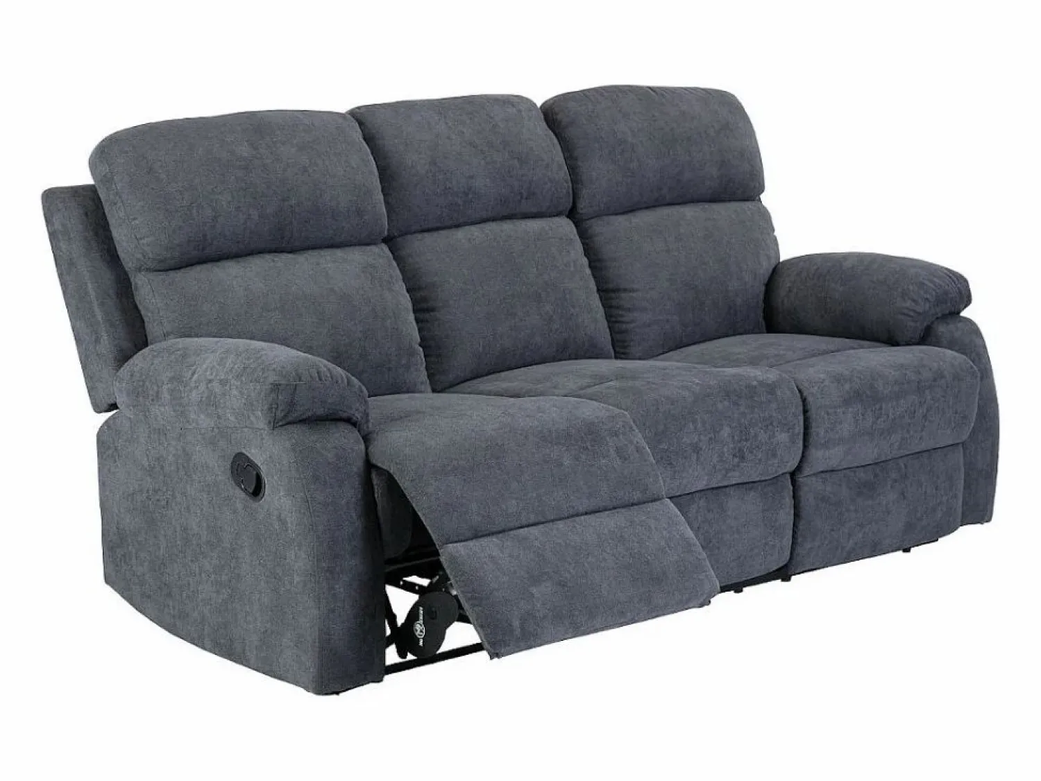 Sofá de 3 plazas, 2 plazas + sillón tela gris TOLZANO < Vente-unique Clearance