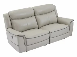 Sofá de 3 plazas relax eléctrico de cuero ADELIO < Vente-unique Online