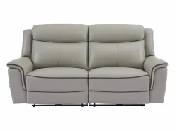 Sofá de 3 plazas relax eléctrico de cuero ADELIO < Vente-unique Online