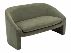 Sofá de 2 plazas y sillón de tela color OSSANA < Vente-unique Discount