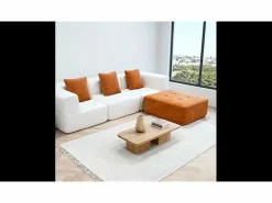 Sofá Eden Completo 3 plazas - blanco naranja < Best