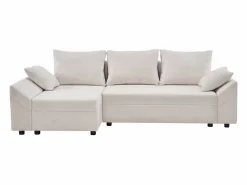 Sofá esquinero convertible y reversible "Vaugirard II" en tejido texturizado - 3 plazas - < Habitat et jardin Sale