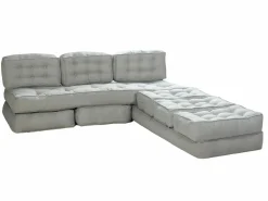Sofá modular convertible de tela color DILAKO < Vente-unique Outlet
