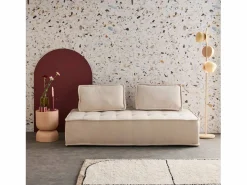 Sweeek Sofá Modular|Sofá - 2 Plazas | Sofá modular en tela lisa, 2 plazas