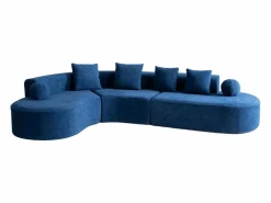 Sofá modular ángulo izquierdo Chenilla - 5 Plazas - 4 orejeros - - 327x215x65cm < DripeX Hot