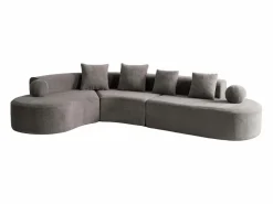 Sofá modular ángulo izquierdo Chenilla - 5 Plazas - 4 orejeros - - 327x215x65cm < DripeX Discount