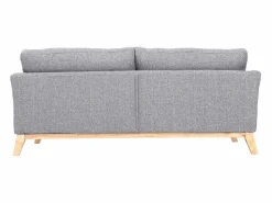 Sofá nórdico 3 plazas desenfundable patas madera OSLO < Miliboo Best