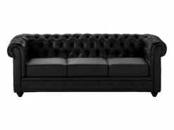 Vente-unique Todos Los Sofás|Sofás Y Sillones | Sofá 3 plazas CHESTERFIELD - Piel sintética -