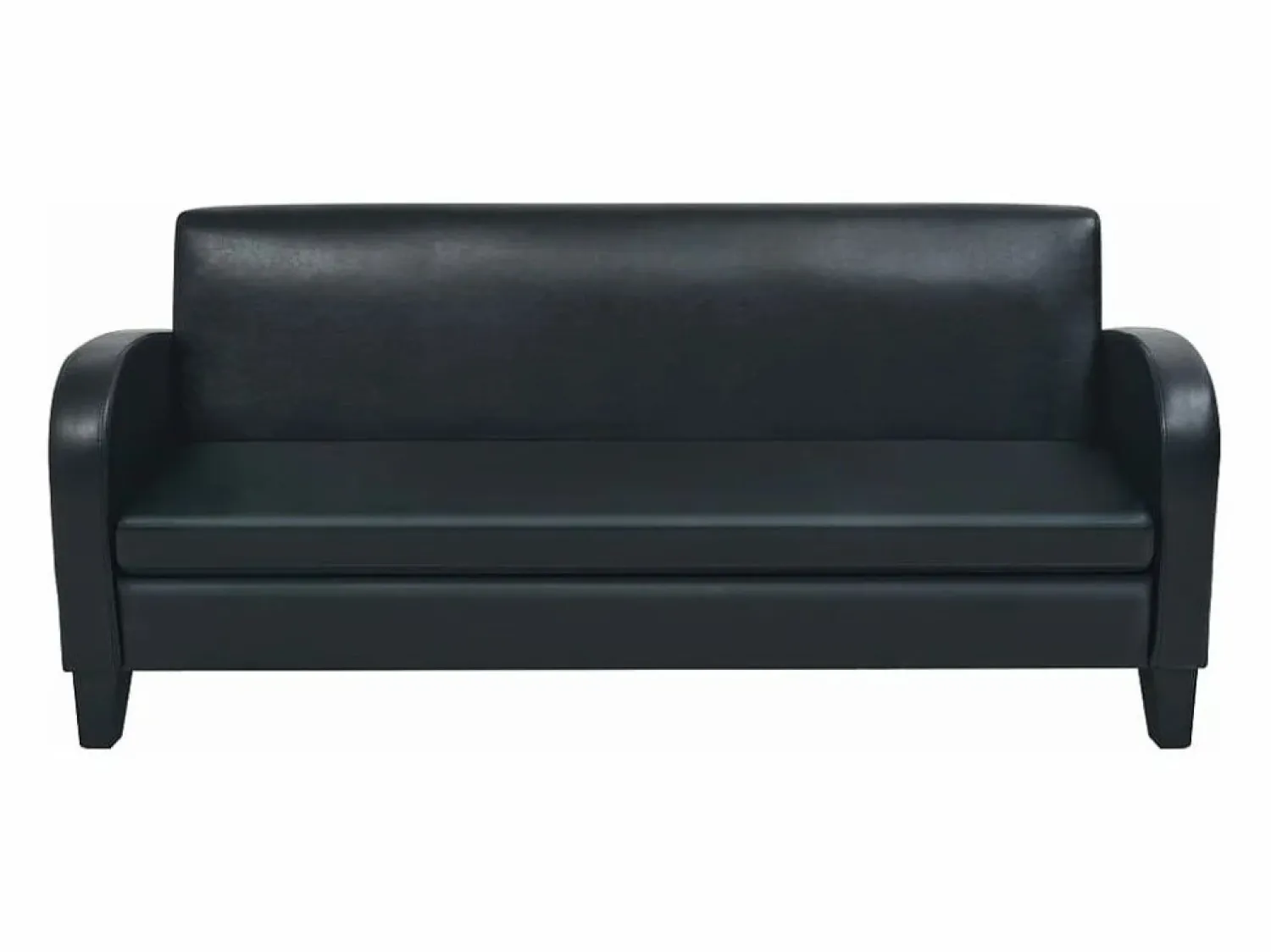 Sofá 3 plazas cuero artificial < Clicnbuy Hot