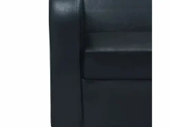 Sofá 3 plazas cuero artificial < Clicnbuy Hot