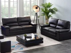 Sofá 3 plazas de piel de bufalo en color MIMAS < LINEA SOFA Sale