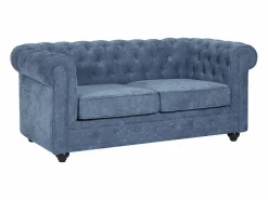 Sofá 2 plazas de tela color CHESTERFIELD < Vente-unique Sale