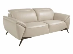Angel Cerda Sofá De Piel * Sofá 2 plazas piel gris taupe 6131 Beige