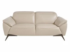 Angel Cerda Sofá De Piel * Sofá 2 plazas piel gris taupe 6131 Beige