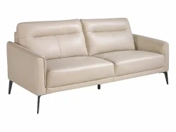 Angel Cerda Sofá De Piel | Sofá 3 plazas piel gris taupe 6138