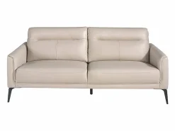 Angel Cerda Sofá De Piel | Sofá 3 plazas piel gris taupe 6138
