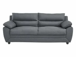 Sofá 3+2 plazas tapizado de tela en color gris MANOA < Vente-unique Discount