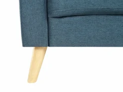 Sofá 3 plazas tela - cojines amarillos - TATUM < Vente-unique Sale