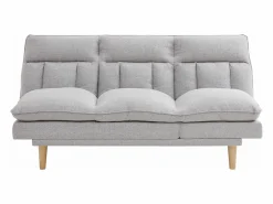 Sofá reclinable de 3 plazas convertible clic-clac en tejido PALOBU < Vente-unique New