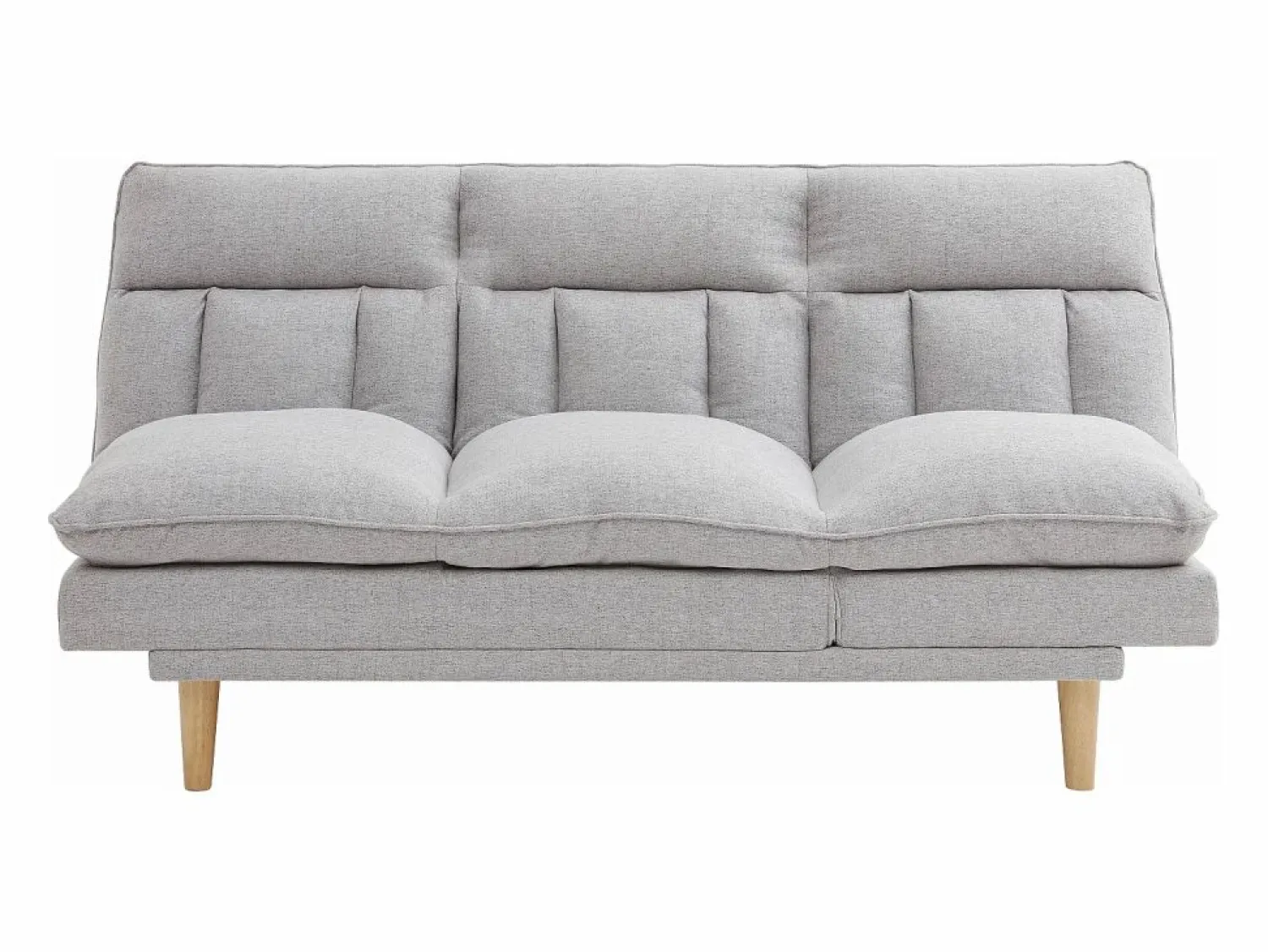 Sofá reclinable de 3 plazas convertible clic-clac en tejido PALOBU < Vente-unique New