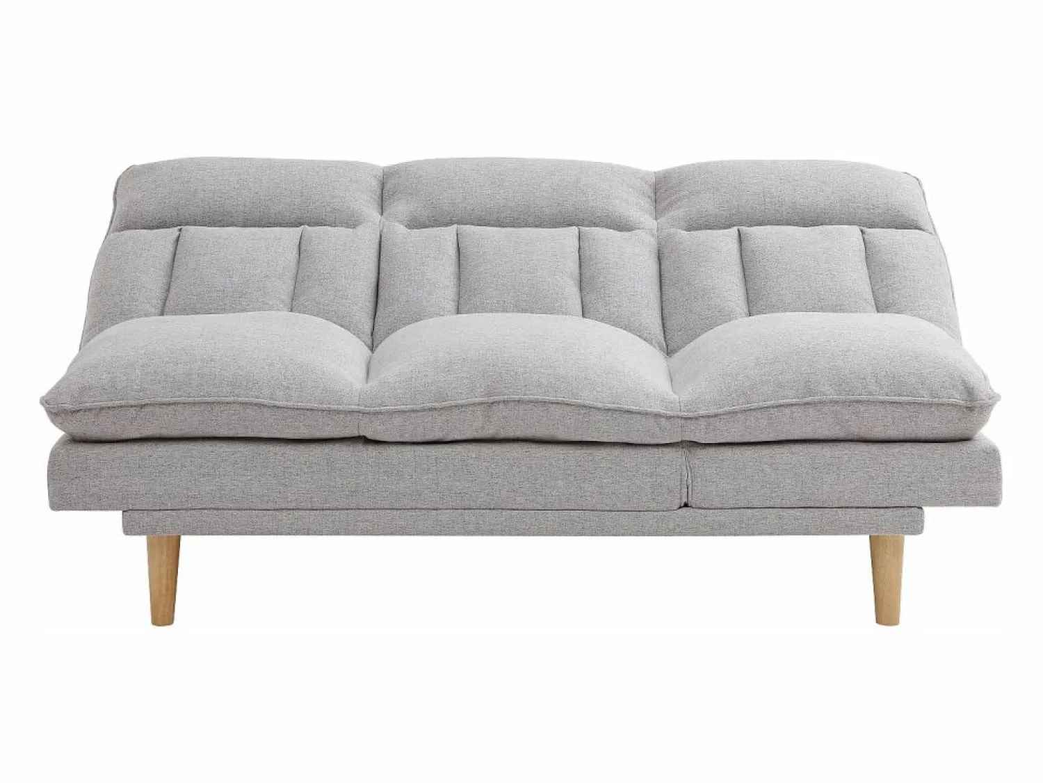 Sofá reclinable de 3 plazas convertible clic-clac en tejido PALOBU < Vente-unique New