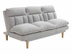 Sofá reclinable de 3 plazas convertible clic-clac en tejido PALOBU < Vente-unique New