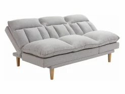 Sofá reclinable de 3 plazas convertible clic-clac en tejido PALOBU < Vente-unique New
