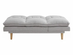 Sofá reclinable de 3 plazas convertible clic-clac en tejido PALOBU < Vente-unique New