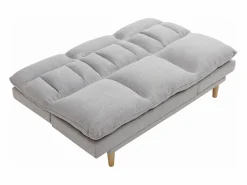 Sofá reclinable de 3 plazas convertible clic-clac en tejido PALOBU < Vente-unique New