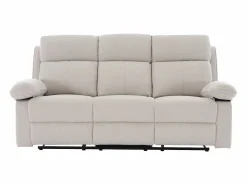 Sofá relax de 3 plazas de tela chenilla color LANA < Vente-unique Online