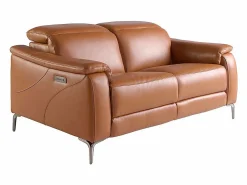 Angel Cerda Sofá Relax | Sofá relax 2 plazas piel marrón 6180