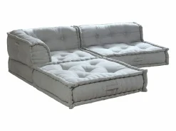 Vente-unique Sofá Modular | Sofá rinconera abierto modular de tela color DIROLA