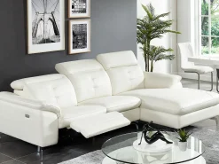 Sofá rinconera de piel LISMORE (ángulo derecho) Relax < Vente-unique Clearance