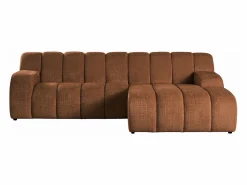 Sofá rinconera derecha de tejido chenilla BELADON < Vente-unique Best